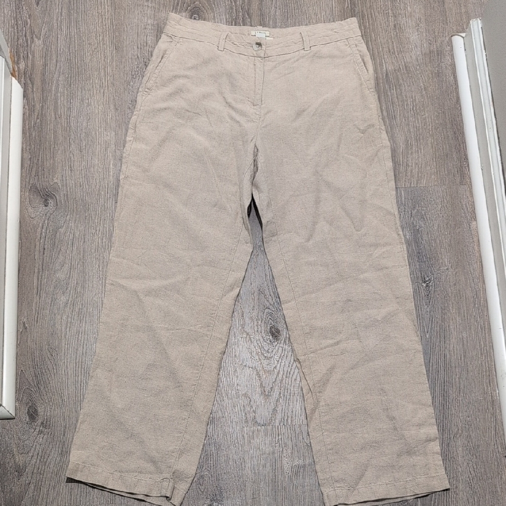 L.L. Bean Women's Linen Classic Fit Petite Pants
